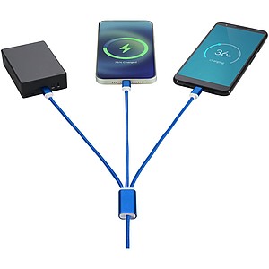 Versatile 5-in-1 charging cable