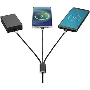 Versatile 5-in-1 charging cable