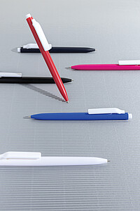 Vibe GRS certified R-ABS pen with ultra glide ink, red