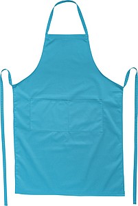 Viera apron - aqua blue
