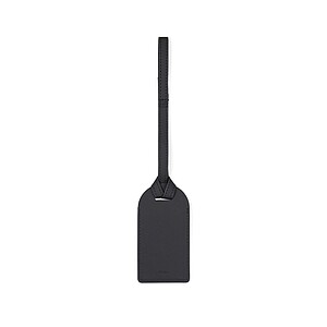 VINGA Baltimore RCS recycled polyester luggage tag, black
