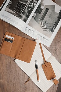 VINGA Bosler RCS luggage tag, brown