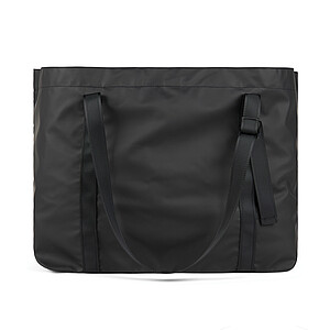 VINGA Livorno GRS recycled polyester maxi tote, black