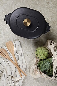 VINGA Monte heritage cocotte 4 L, black