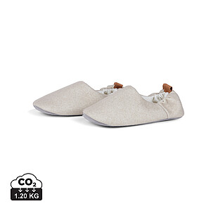VINGA Moulton RCS RPET slippers L/XL, beige, feather grey