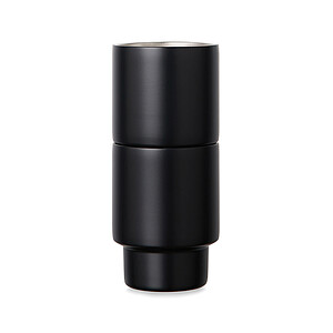 VINGA Nagano RCS recycled SS mugs, set of 2, black