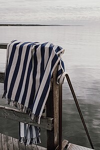 VINGA Ornos GRS hammam family towel, blue