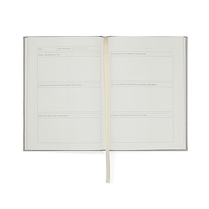 VINGA Thankfulness GRS recycled paper journal, beige