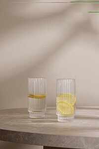 VINGA York highball, 4 pcs set, transparent