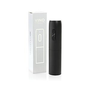 Vino re-chargeable electric wine opener, black