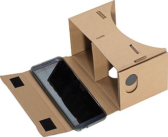 Virtual Reality glasses made of cardboard