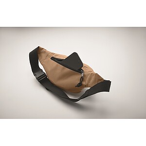 Waist bag in 600D RPET, khaki