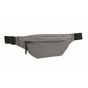Waist bag in 600D RPET, stone grey
