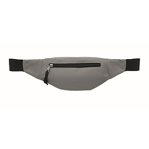 Waist bag in 600D RPET, stone grey