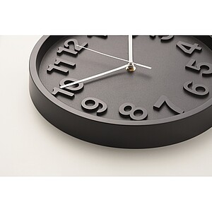 Wall clock in PP, black