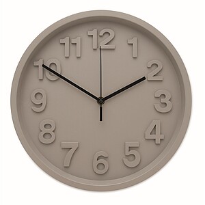Wall clock in PP, grey
