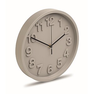Wall clock in PP, grey