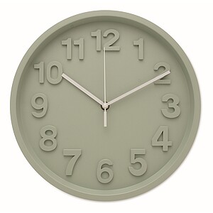 Wall clock in PP, mint green