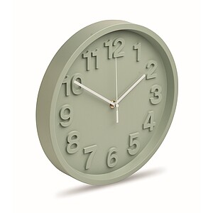 Wall clock in PP, mint green