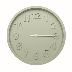 Wall clock in PP, mint green