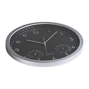 Wall clock, white display