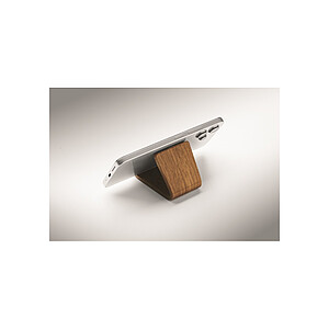 Walnut wood phone stand