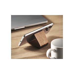 Walnut wood phone stand