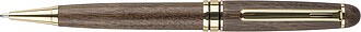 Walnut wooden pen set Adelina, brown