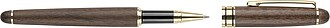 Walnut wooden pen set Adelina, brown