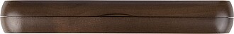Walnut wooden twist ballpen Noa, brown