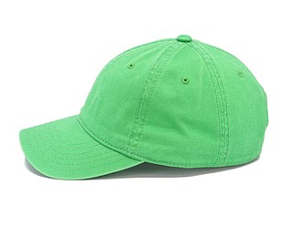 Washed light cap, kelly green