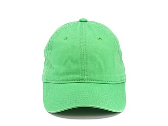 Washed light cap, kelly green