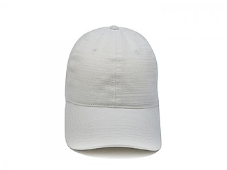 Washed slub cap, white