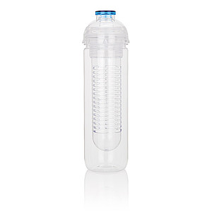 Water bottle with infuser, blue