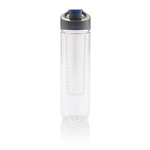Water bottle with infuser blue