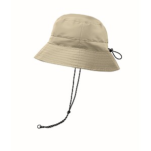 Water repellent fisherman hat, khaki