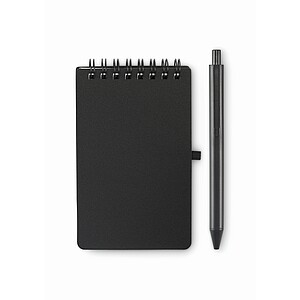 Water repellent notepad, black