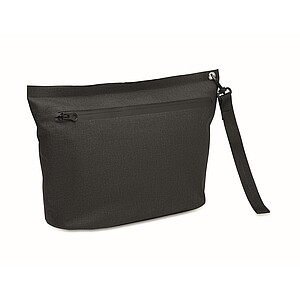 Water-resistant documents bag, black