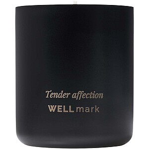 Wellmark scented candle, black