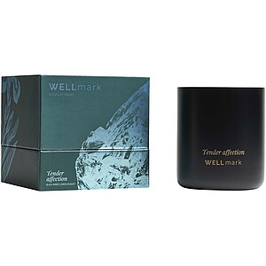 Wellmark scented candle, black