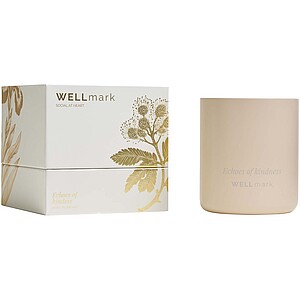 Wellmark scented candle, ecru