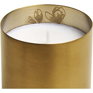 Wellmark scented candle, gold
