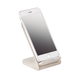 Wheat straw/ABS charger stand