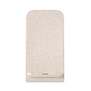 Wheat straw/ABS charger stand