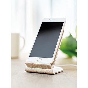 Wheat straw/ABS charger stand