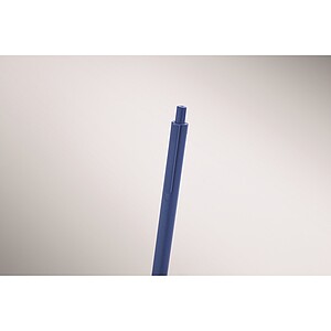 Wheat Straw/ABS push type pen, royal blue