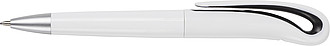 White Swan ballpen with black ink.Black