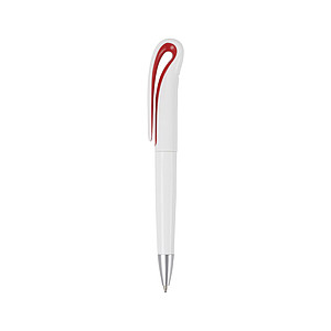 White Swan ballpen with black ink.Red