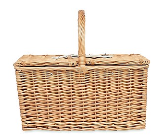 Wicker picnic basket 4 people