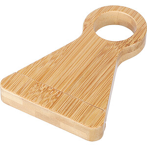 Wine bottle holder Vincio | Recycled bamboo
